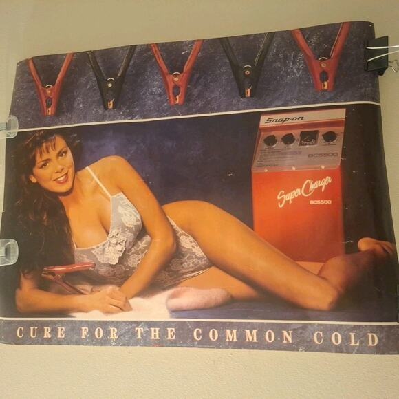 Snap-on SSX 1406 Poster. "Cure For The Common Cld". 1989 19x24 In. - Picture 1 of 5